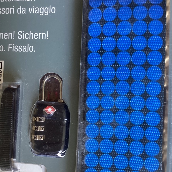 Luggage strap and combination lock and unbreakable tag - Picture 7 of 8